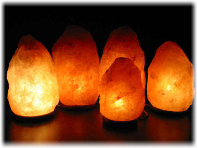 Salt Crystal Lamps as as an ionizer