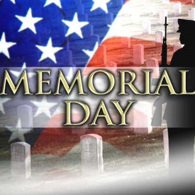 Hope you have a safe and happy Memorial Day.