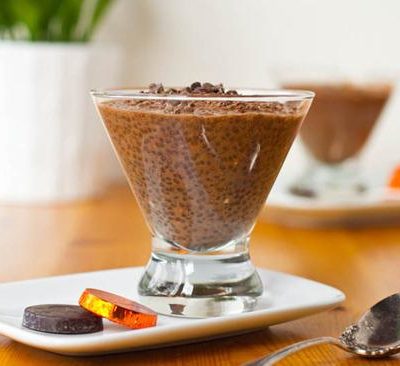 Dark Chocolate Hazelnut  Chia Seed Pudding