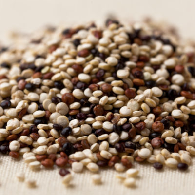 Quinoa:  Great source of iron and fiber!