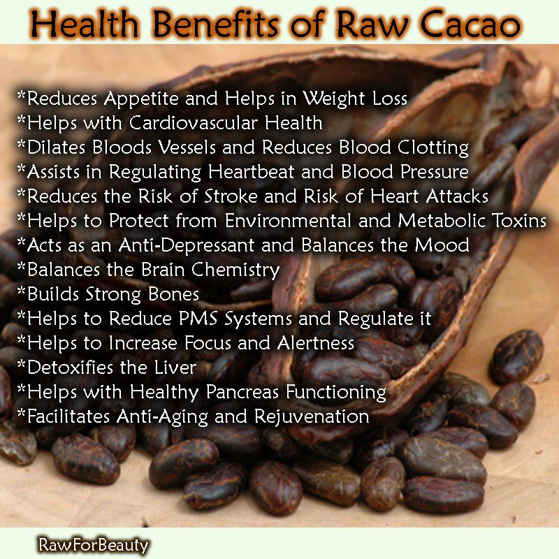 Health Benefits of Raw Cacao